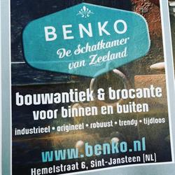 BENKO OUDE BOUWMATERIALEN & ANTIEK, Sint Jansteen openingstijden