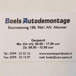 Autosloperij Boels B.v., Alteveer openingstijden
