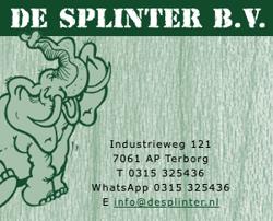 De Splinter BV Industrieterrein De Rieze Ulft - openingstijden