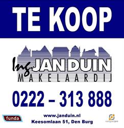 Ing. Jan Duin Makelaardij, Den Burg openingstijden