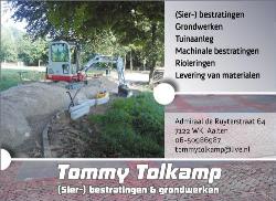 Tommy Tolkamp (Sier-) Bestratingen & Grondwerken, Aalten openingstijden