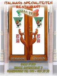 Gallo D'oro Pizzeria Ristorante, Vlaardingen openingstijden