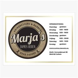 Marja Kapsalon, Cothen openingstijden
