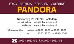 Pandora Toko, Hoofddorp openingstijden