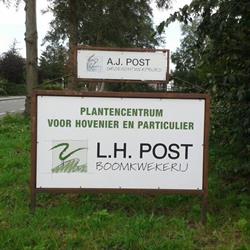 Post Boomkwekerij l H, Maarssen openingstijden
