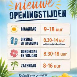Bloembinderij De Tuinkamer, Maurik openingstijden