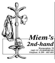 Miems 2nd Hand, Purmerend openingstijden