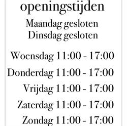 Croissanterie Fifties, Appingedam openingstijden