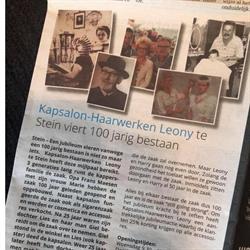 Kapsalon & Haarwerken Leony Dames en Heren, Stein openingstijden