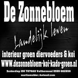 De Zonnebloem Koi, Kado & Groen, Valthermond openingstijden