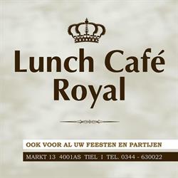 Lunch Café Royal, Tiel openingstijden