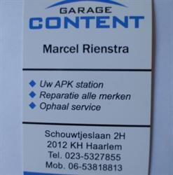 Content Car Clinic Garage, Haarlem openingstijden