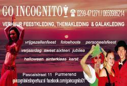 Go Incognito Kledingverhuur, Purmerend openingstijden