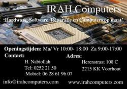 Irah Computers, Voorhout openingstijden