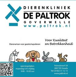 Dierenkliniek De Paltrok Goverwelle, Gouda openingstijden