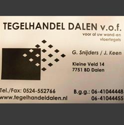 Dalen Vof Tegelhandel, openingstijden