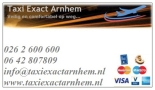 Taxi Exact Arnhem, openingstijden