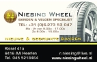 Niesing Wheel Banden en Velgen Specialist, Heerlen openingstijden