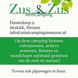Minicamping Zus & Zus, Hernen openingstijden