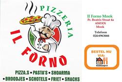 Il Forno, Mook openingstijden