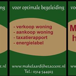 Makelaardij het Accent, Zelhem openingstijden