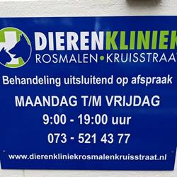 Dierenkliniek Rosmalen Kruisstraat, openingstijden