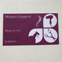 Mirjam's Kapperij, Middenmeer openingstijden