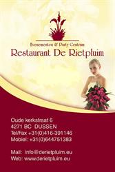 Partycentrum De Rietpluim, Dussen openingstijden