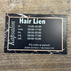 Kapsalon Hairlien, Ter Apel openingstijden