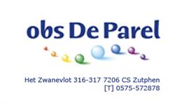 Openbare Basisschool de Parel, Zutphen openingstijden