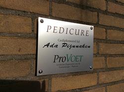 Pedicuresalon Ada Pijnnaken, Woubrugge openingstijden