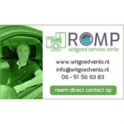 Romp Witgoed service Venlo, openingstijden