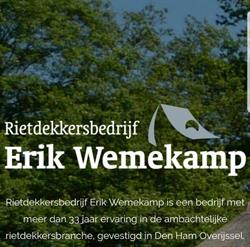 Rietdekkersbedrijf Erik Wemekamp, Den Ham openingstijden