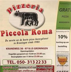 Piccola Roma, Groningen openingstijden