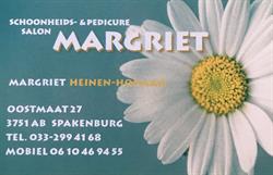 Schoonheids- en pedicuresalon Margriet, Bunschoten-Spakenburg openingstijden