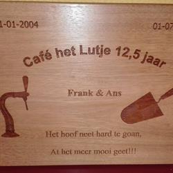Eetcafé 't Lutje, Enter openingstijden