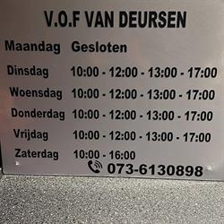 Van Deursen Interieur Bv, 's-Hertogenbosch openingstijden