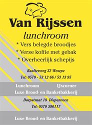 Luxe Brood- en Banketbakkerij J.G. van Rijssen, Wesepe openingstijden
