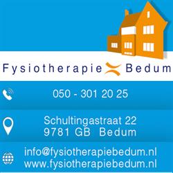 Fysiotherapie Bedum, openingstijden