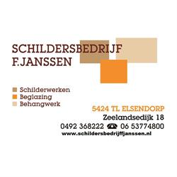 Janssen, Schildersbedrijf F, Elsendorp openingstijden