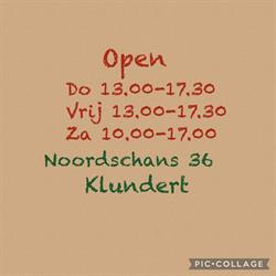 't Vingeling Tuincentrum, Klundert openingstijden