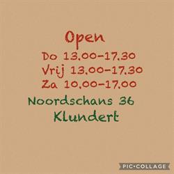 't Vingeling Tuincentrum, Klundert openingstijden