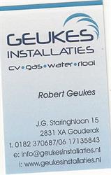 Geukes installaties voor C.V., gas, water, riool, Gouderak openingstijden