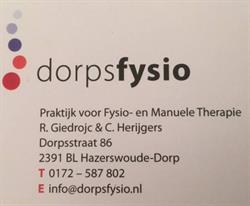 Praktijk voor Fysio en Manuele Ther. R. Giedrojc C. Herijgers, Hazerswoude-Dorp openingstijden