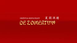 Oriental Restaurant De Zomertuin, Zetten openingstijden