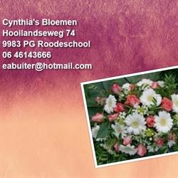 Cynthia's Bloemen, Roodeschool openingstijden