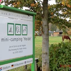 Mini camping Heide, openingstijden