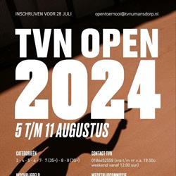Tennisvereniging Numansdorp, openingstijden