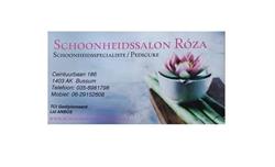 Róza Schoonheidssalon-Pedicure, Bussum openingstijden