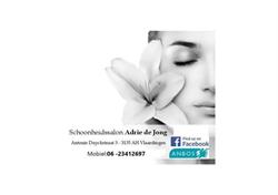 Schoonheidssalon Adrie de Jong, Vlaardingen openingstijden
